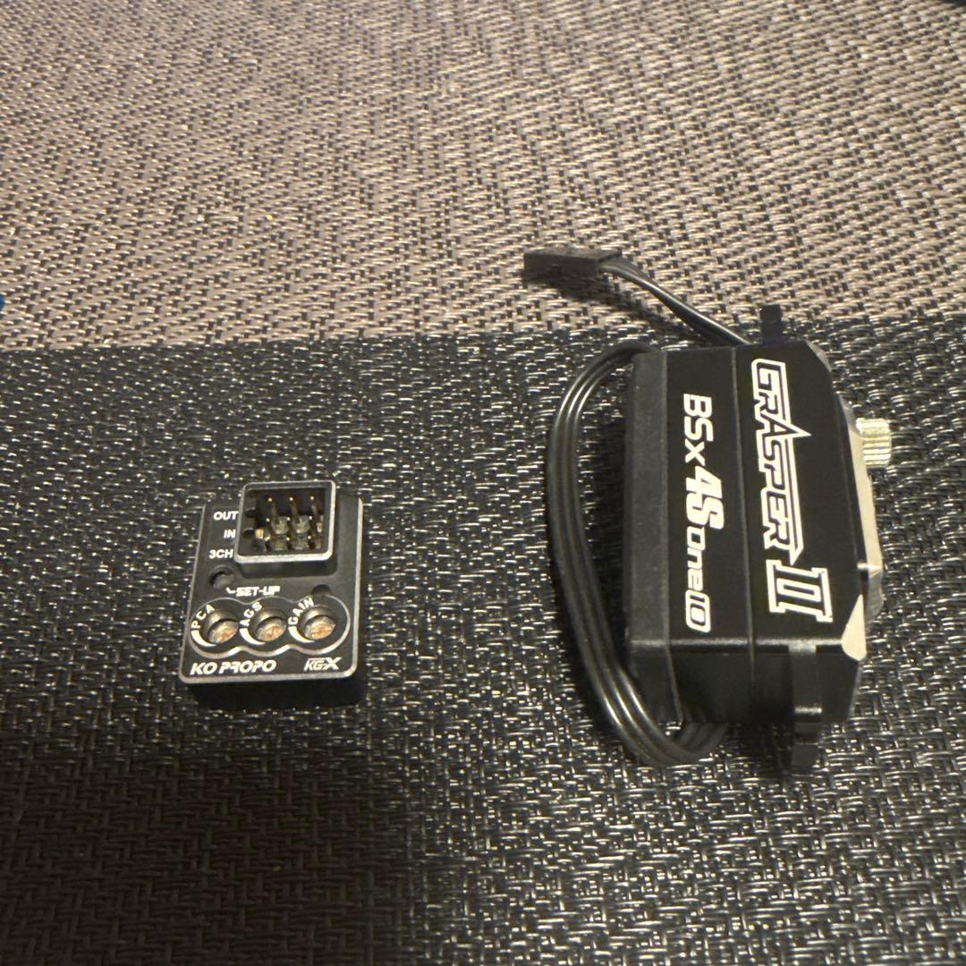KOサーボグラスパー2ドリフトスペック◦ジャイロ KG-X セット ラジドリ KG-X サーボセット（BSx3-one10 Power） - KOPROPO -