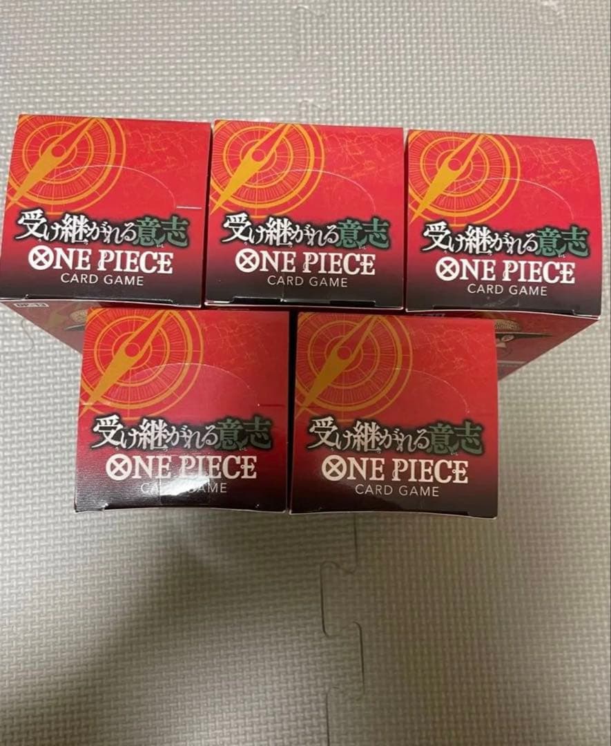 H*n様 ワンピースカード OP-13 受け継がれる意思　5BOX テープ付き