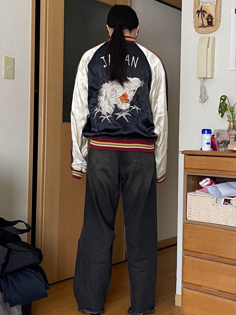 90s fade rayon スカジャン