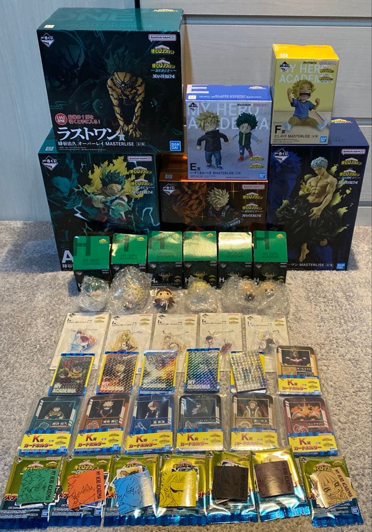 一番くじ　僕のヒーローアカデミア -更に向こうへ-　フィギュア　セミコンプセット