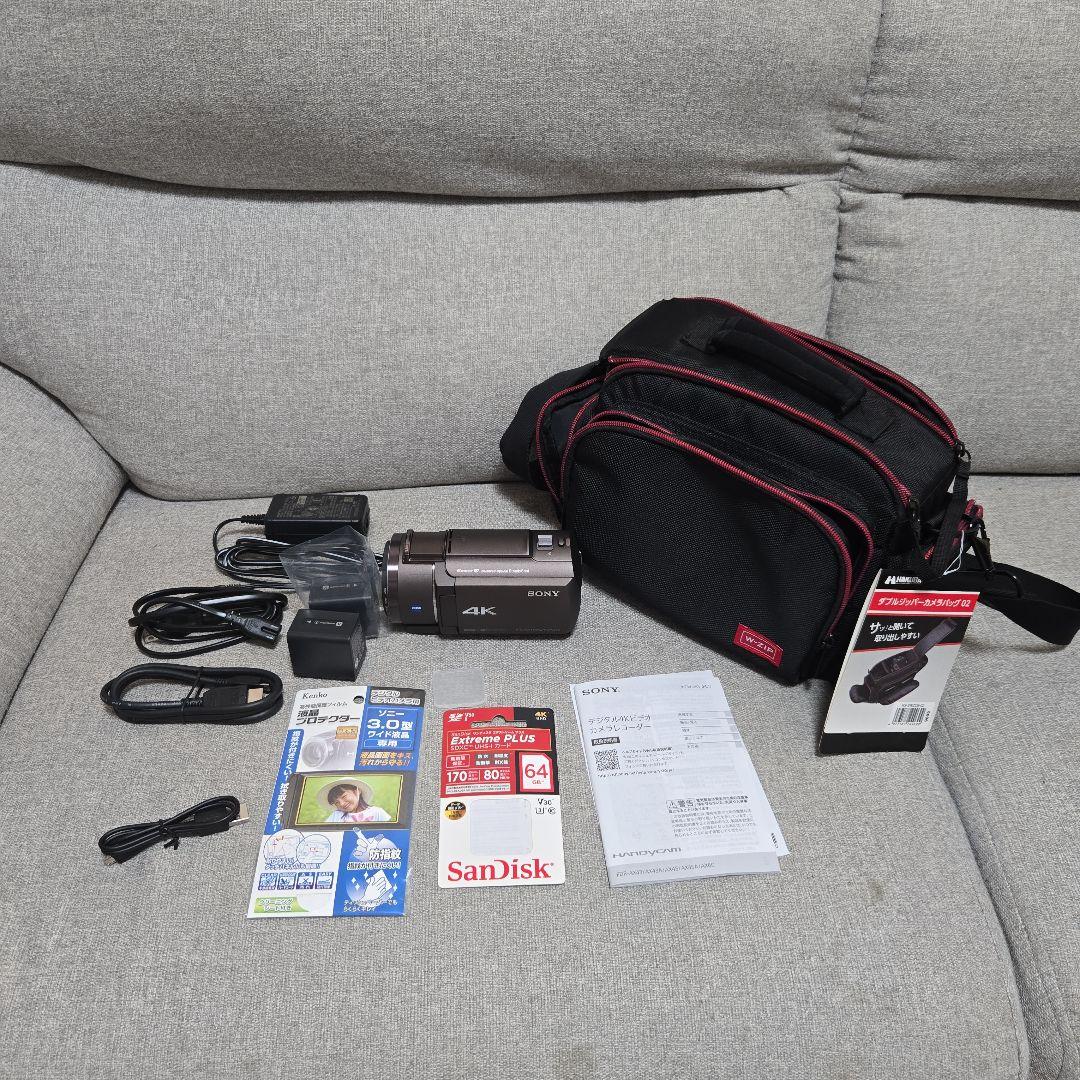 SONY 4K HANDYCAM 本体＆カメラバッグ