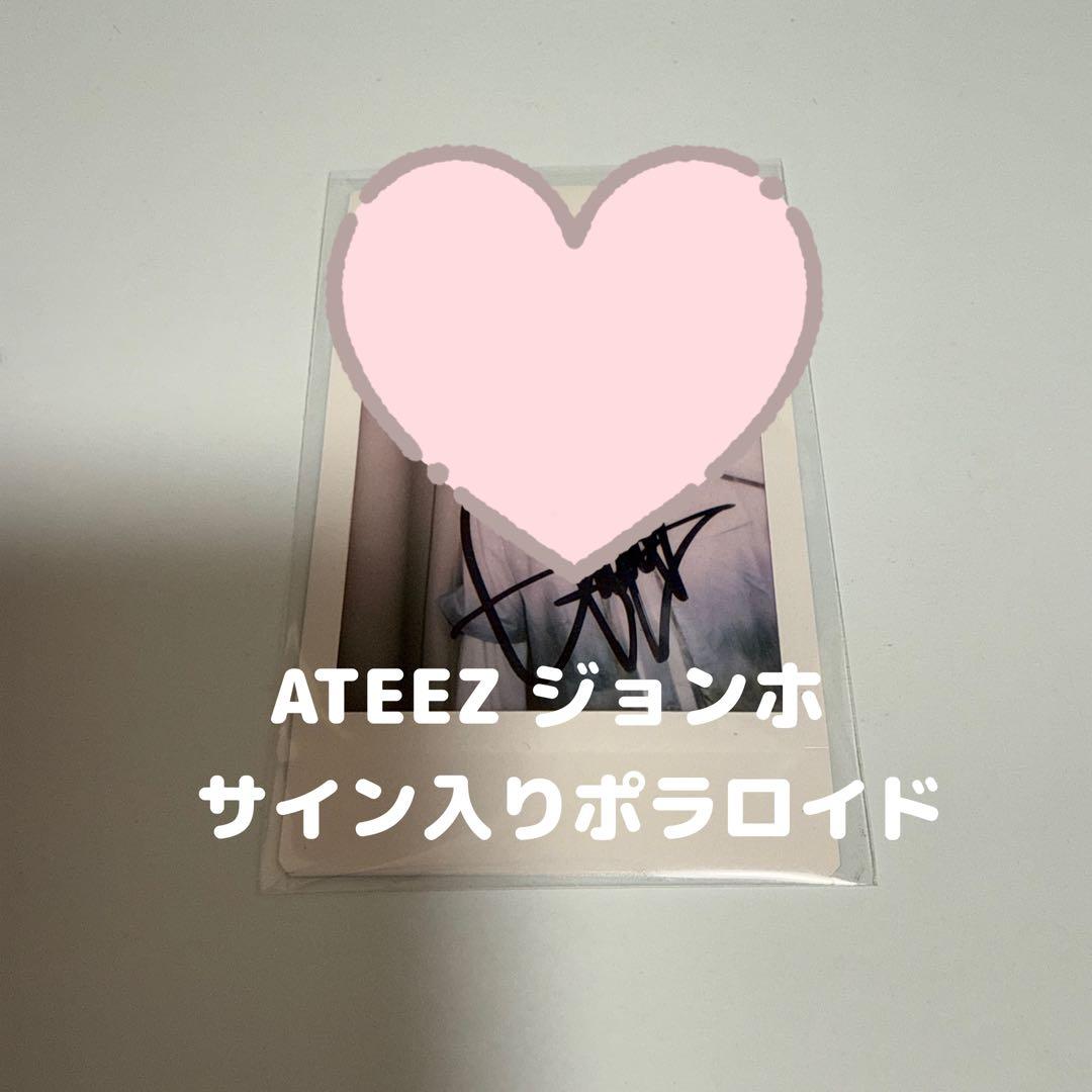 ATEEZ ジョンホ サイン入りポラロイド ポラ チェキ