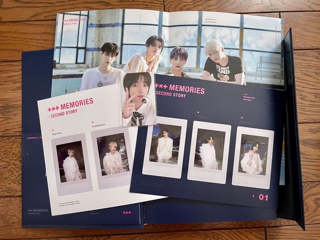TXT メモリーズ SECOND STORY 2冊セット ボムギュ トレカ付き TXT