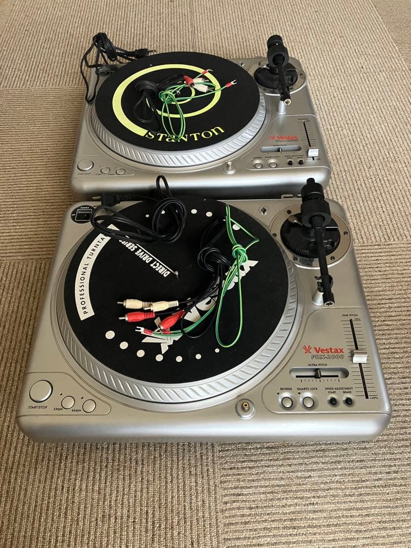 vestax pdx-2000 ターンテーブル　2台 中古品】Vestax/ターンテーブル/PDX-2000 -DJ機材アナログレコード専門