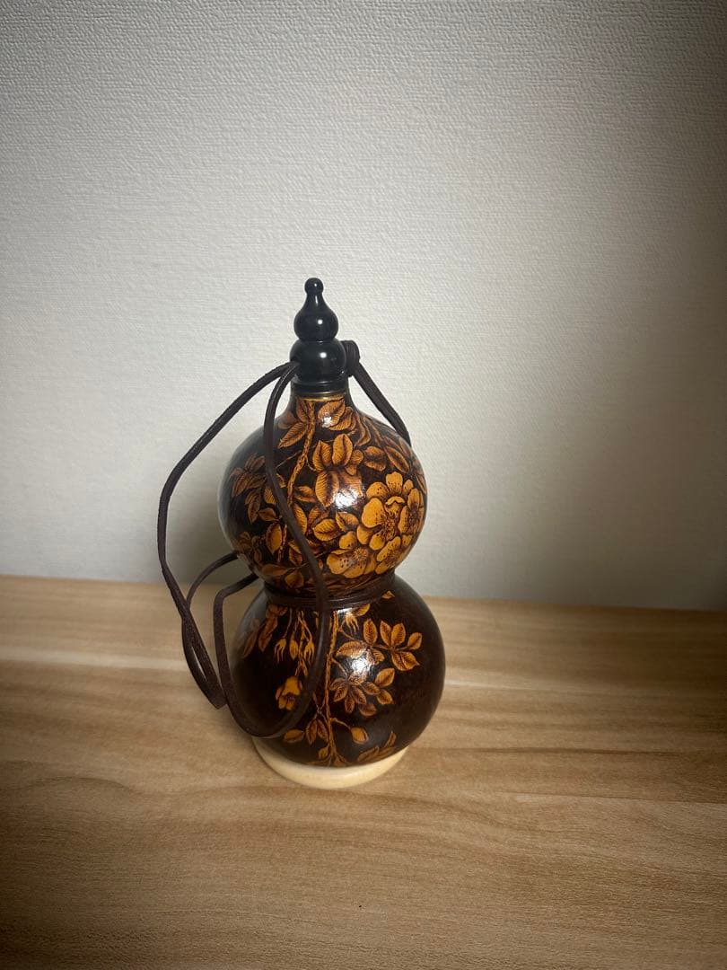 花模様の二重 酒瓢箪 六瓢箪 佐藤酒造