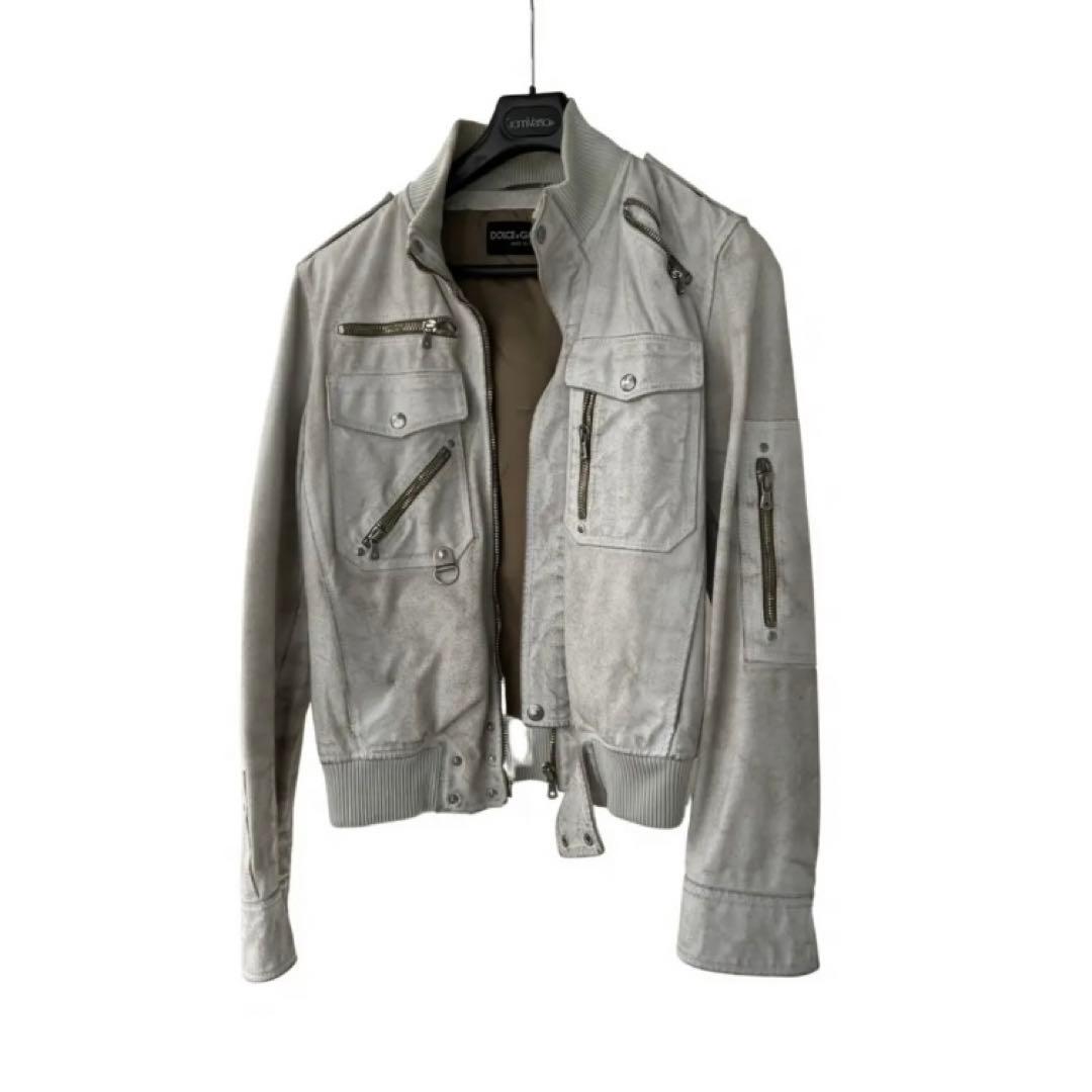 ジャケット・アウター DOLCE&GABBANA leather jacket 00s archive 00s dolce&gabbana leather jacket archiveの通販はau PAY マーケット