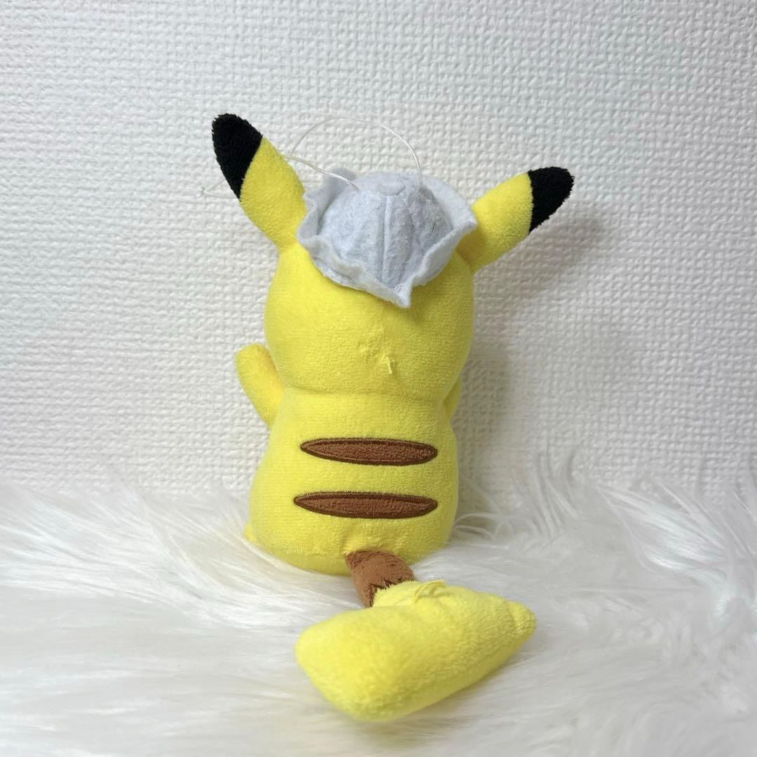 ピカチュウ ぬいぐるみ 白 帽子 ぴかちゅう ポケモン pokemon 日本