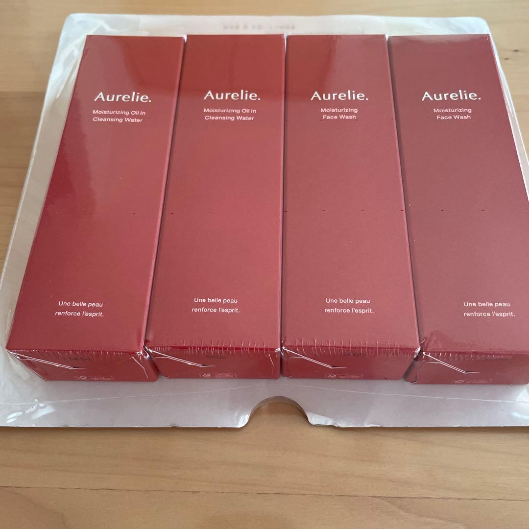 Aurelie. クレンジングウォーター＆フェイスウォッシュ 4本セット