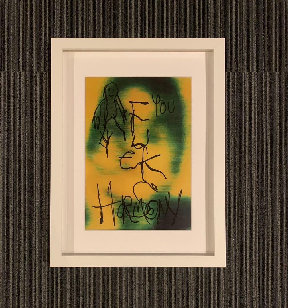 真作 HARMONY KORINE ハーモニーコリン 直筆原画 絵画 サイン入 真作 harmony korine ハーモニーコリン 直筆原画 サイン入 絵画 - メルカリ
