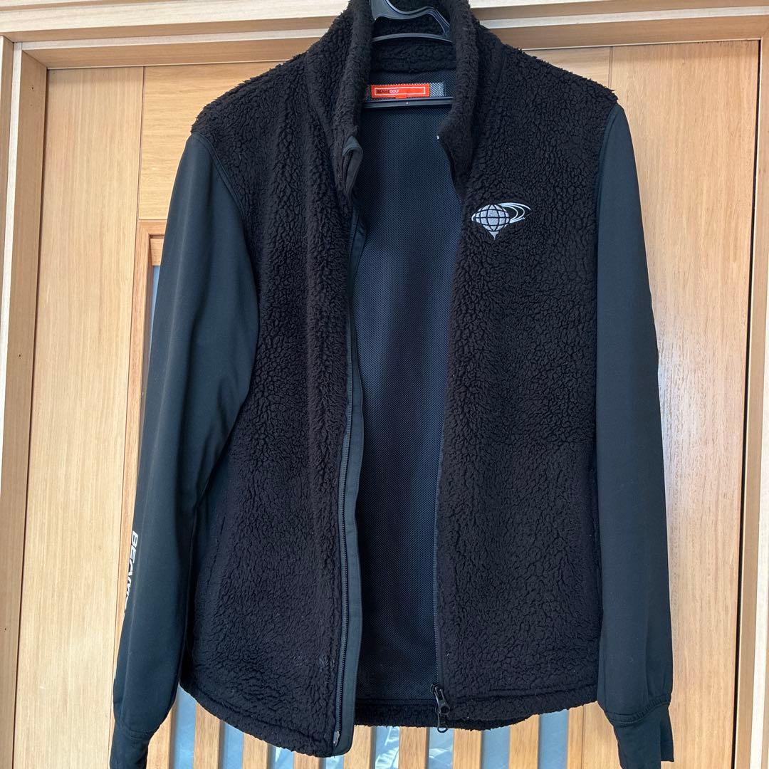 BEAMS GOLF ビームスゴルフ　ボアジャケット ブラック BEAMS GOLF（ビームスゴルフ）の「BEAMS GOLF ORANGE LABEL