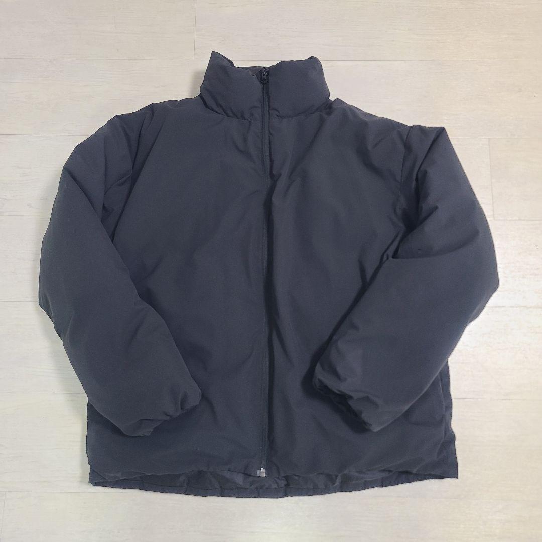 無印良品 ムジラボ MUJI labo 水を弾くスタンドカラー ダウン ブラック