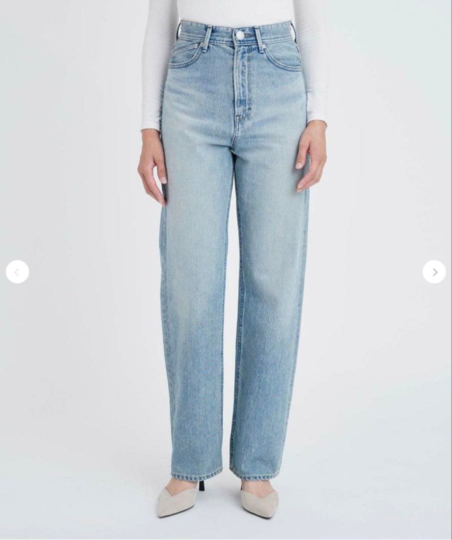 ヤヌーク　YANUK LEA TVS ボーイズストレートデニム　23 美品