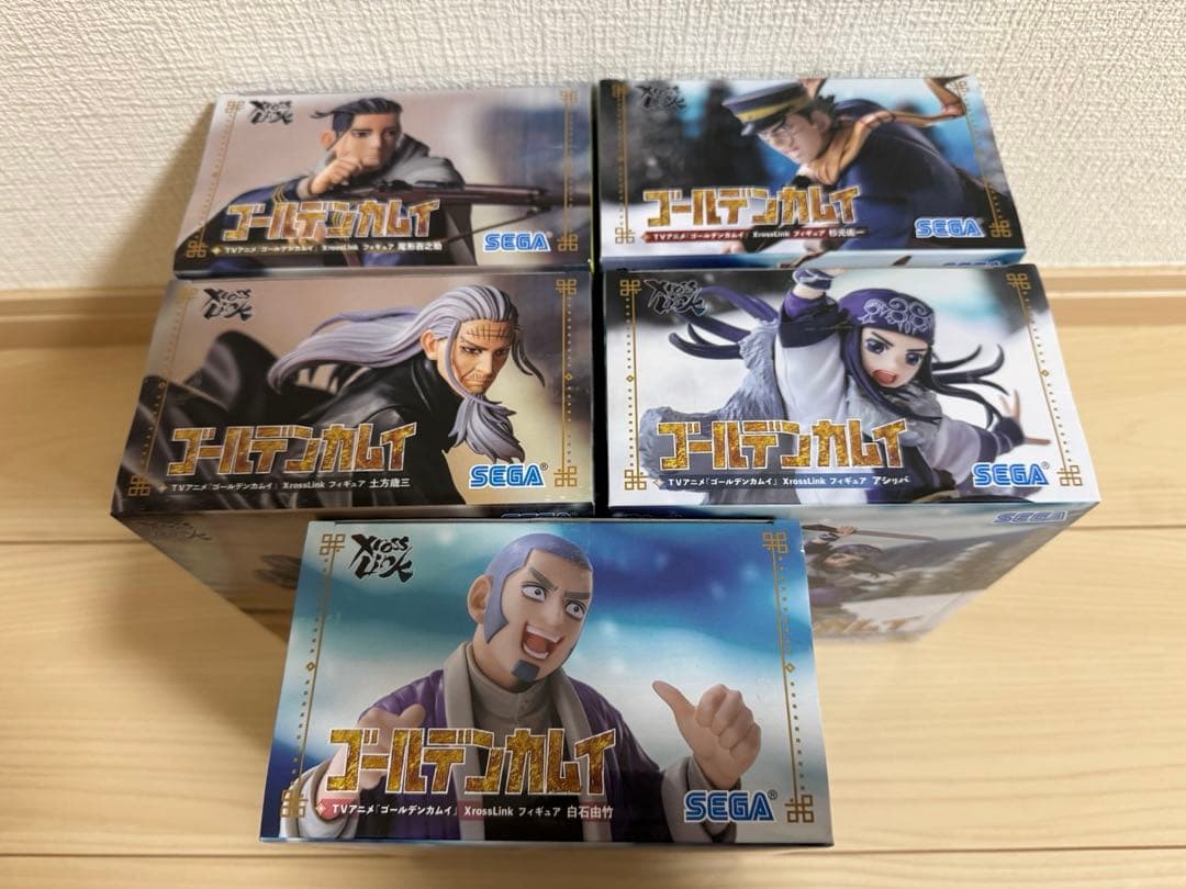 XrossLink ゴールデンカムイ フィギュア 5体セット - メルカリ
