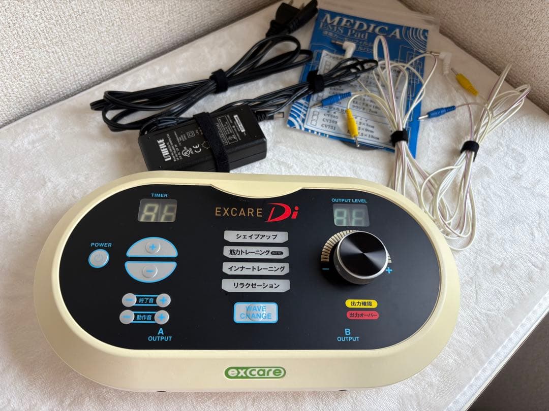 エクスケアDi 複合高周波　楽トレ　EXCARE Di 未使用パッド付き