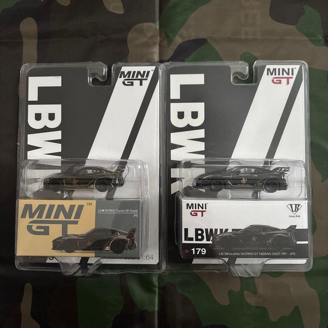 MiNiGT LBWORKS GRスープラ　GTR JPS 2台セット