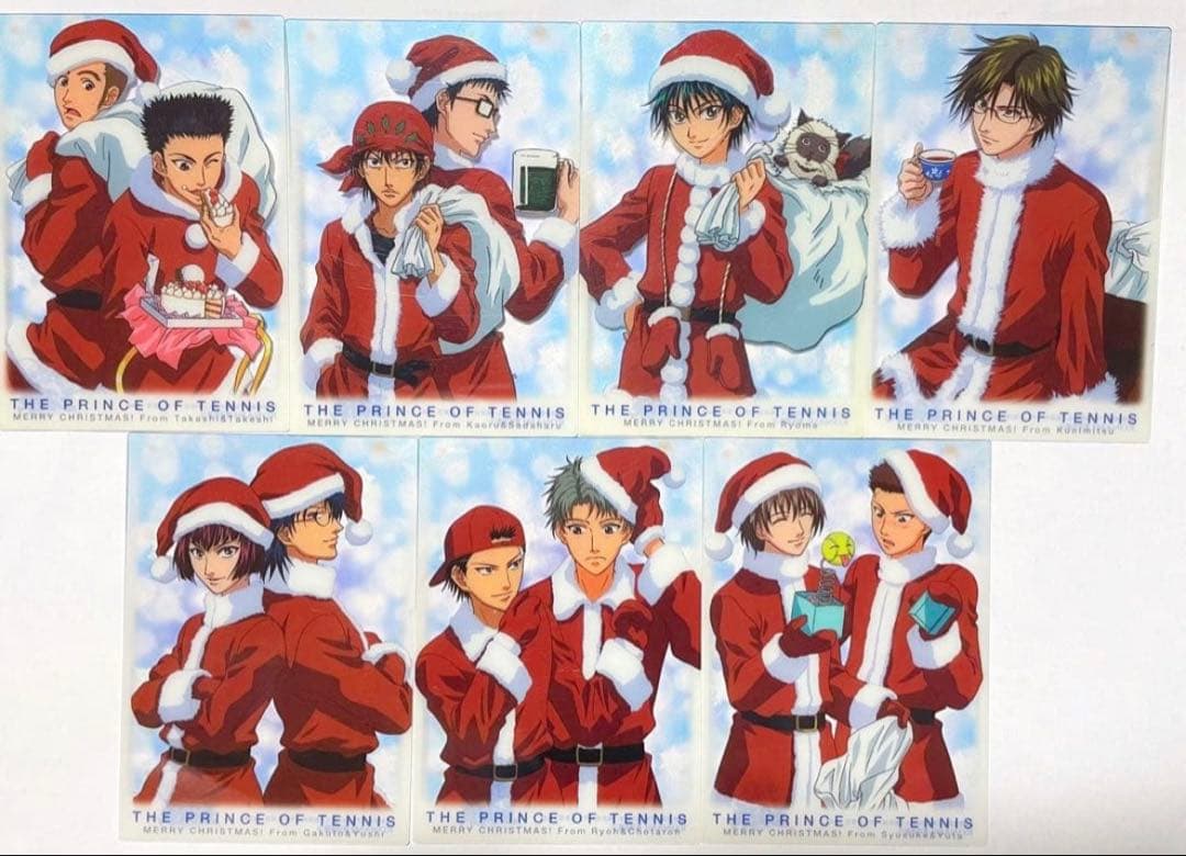 【7枚セット】テニスの王子様　シャイニングクリアカード　クリスマス テニスの王子様シャイニングクリアカードまとめ売り - メルカリ
