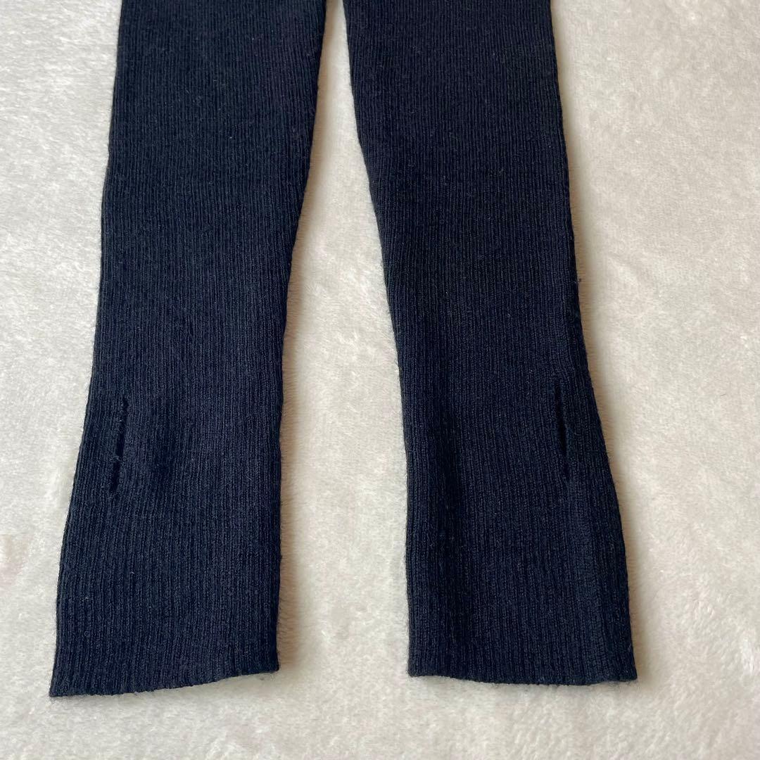 Deuxime Classe ブラック ribタートルネックセーター 黒 指抜き - メルカリ