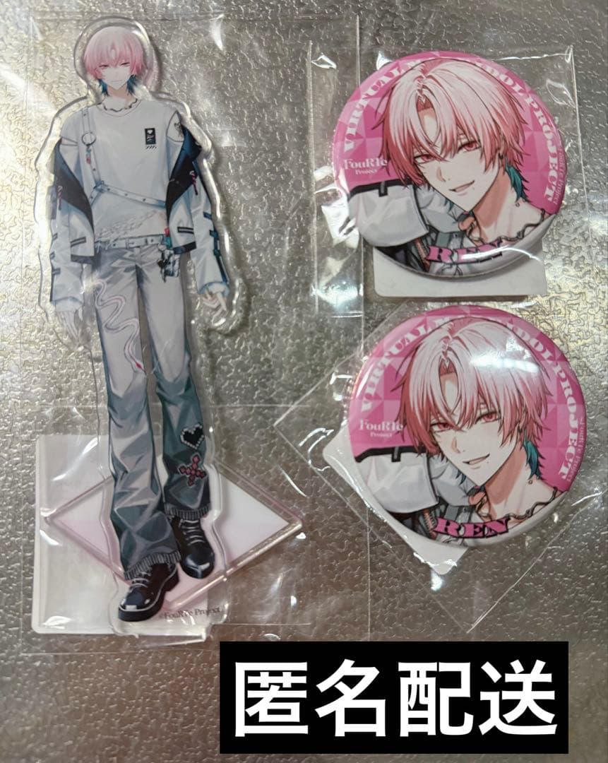 FouRTe Project 御影漣 アクリルスタンド 缶バッジ