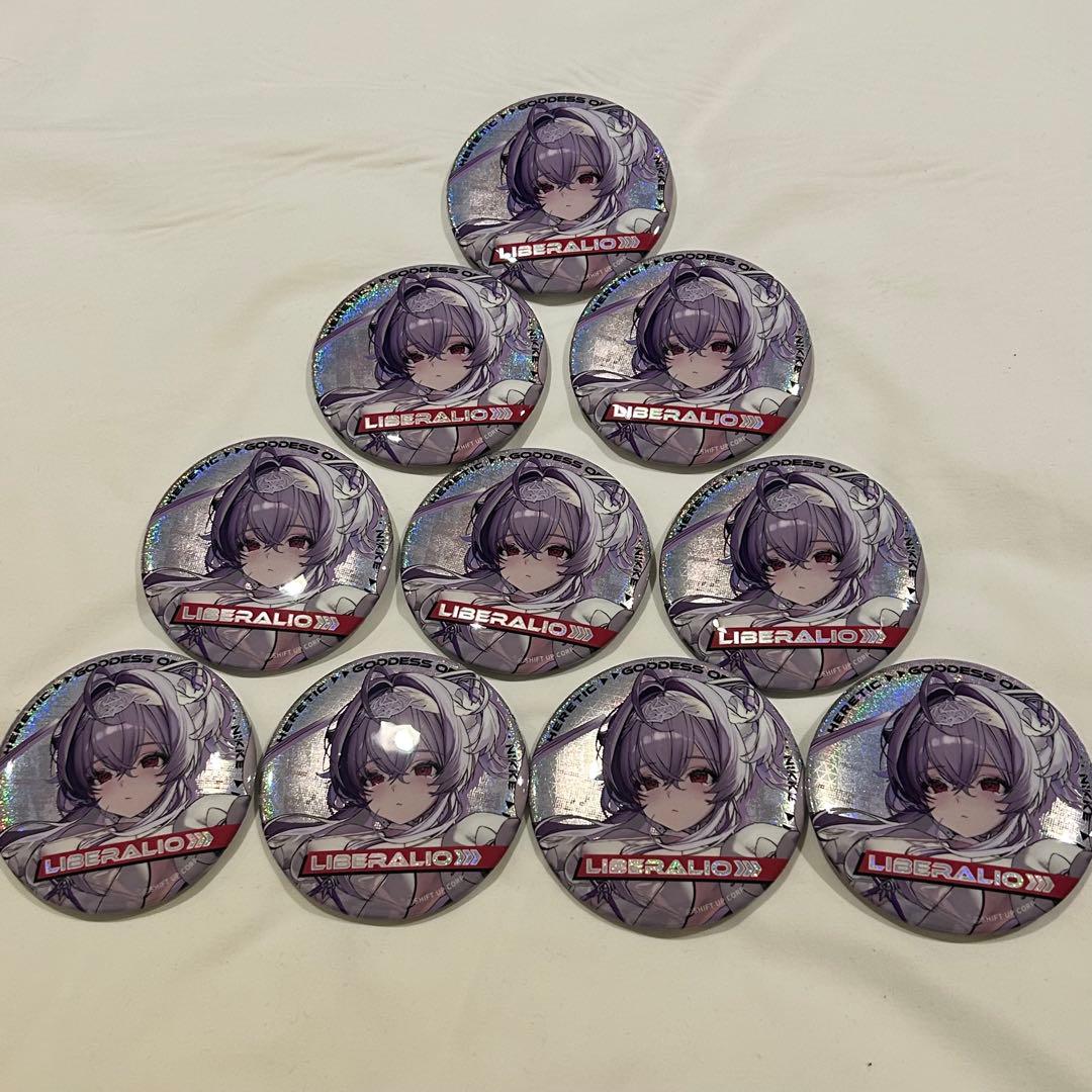 AGF 韓国 会場 限定 勝利の女神 NIKKE 缶バッチ リベラリオ 10個