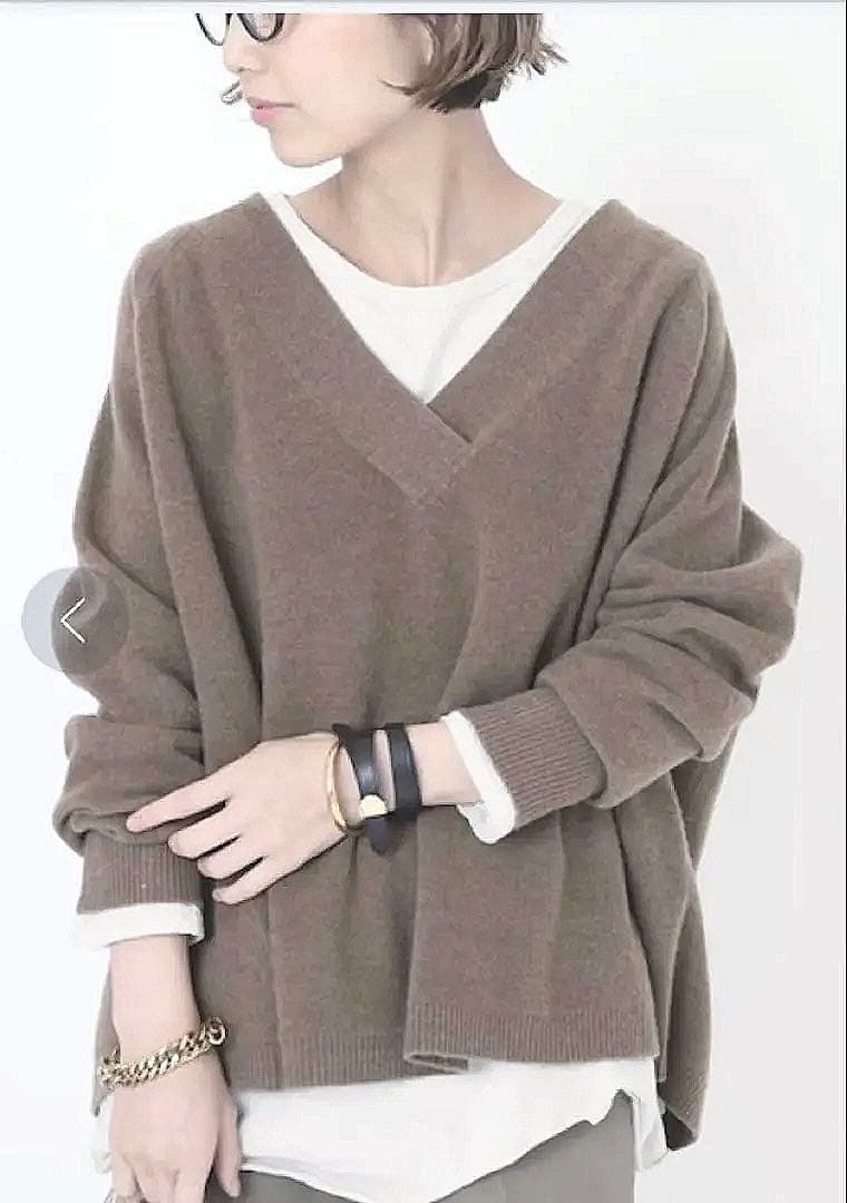 R*O様 美品◯Deuxieme Classe ミドルゲージVプルオーバーニット