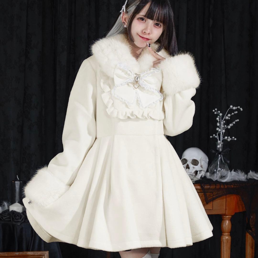 Palelfy パルエルフィー リボンプリンセス コート Pal elfy コート アウター リボンプリンセスコート/地雷系 量産型