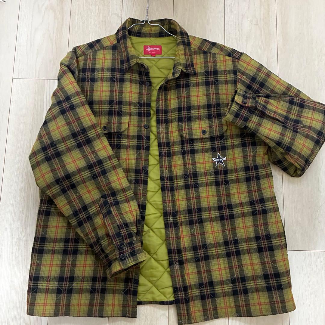 supreme ネルシャツ　厚手