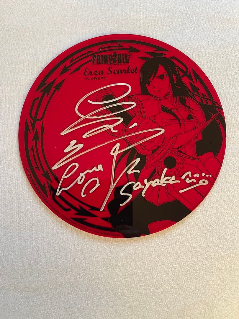 フェアリーテイル　大原さやかさん直筆サイン入りプレート　エルザ・スカーレット GcVmEcLXMAAOJFK.jpg?format=jpg