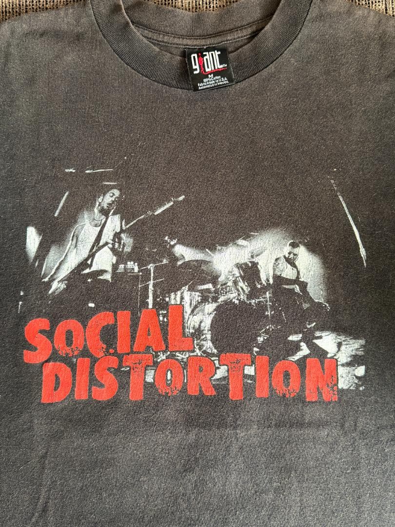 90s SOCIAL DISTORTION Tシャツ ビンテージ バンド USA - メルカリ