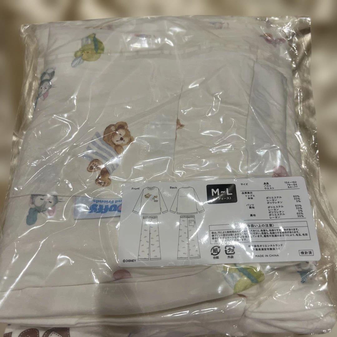 ジェラートピケ ダッフィー ルームウエアセット 長袖