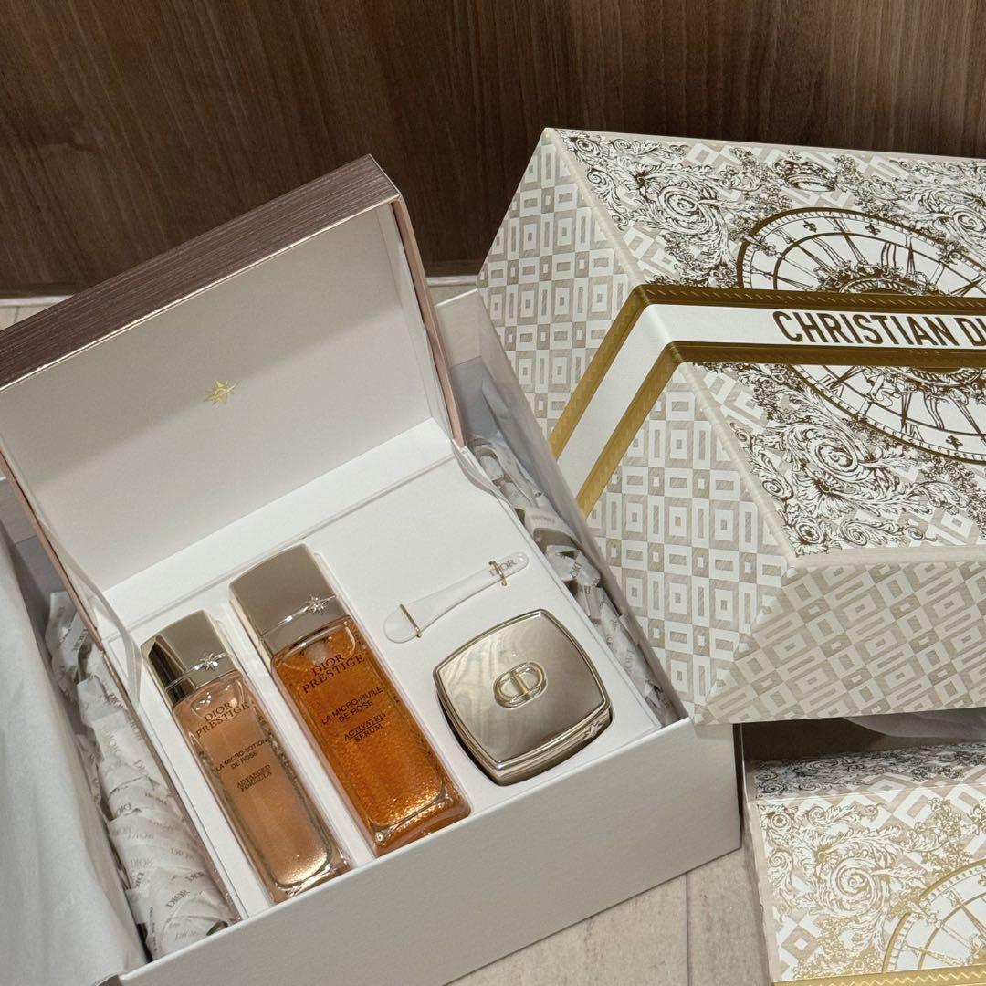 新品未使用 ディオール プレステージ マイクロ ユイル R セラム セット DIOR】 新作/限定 プレステージ マイクロ ユイル R セラム ホリデー