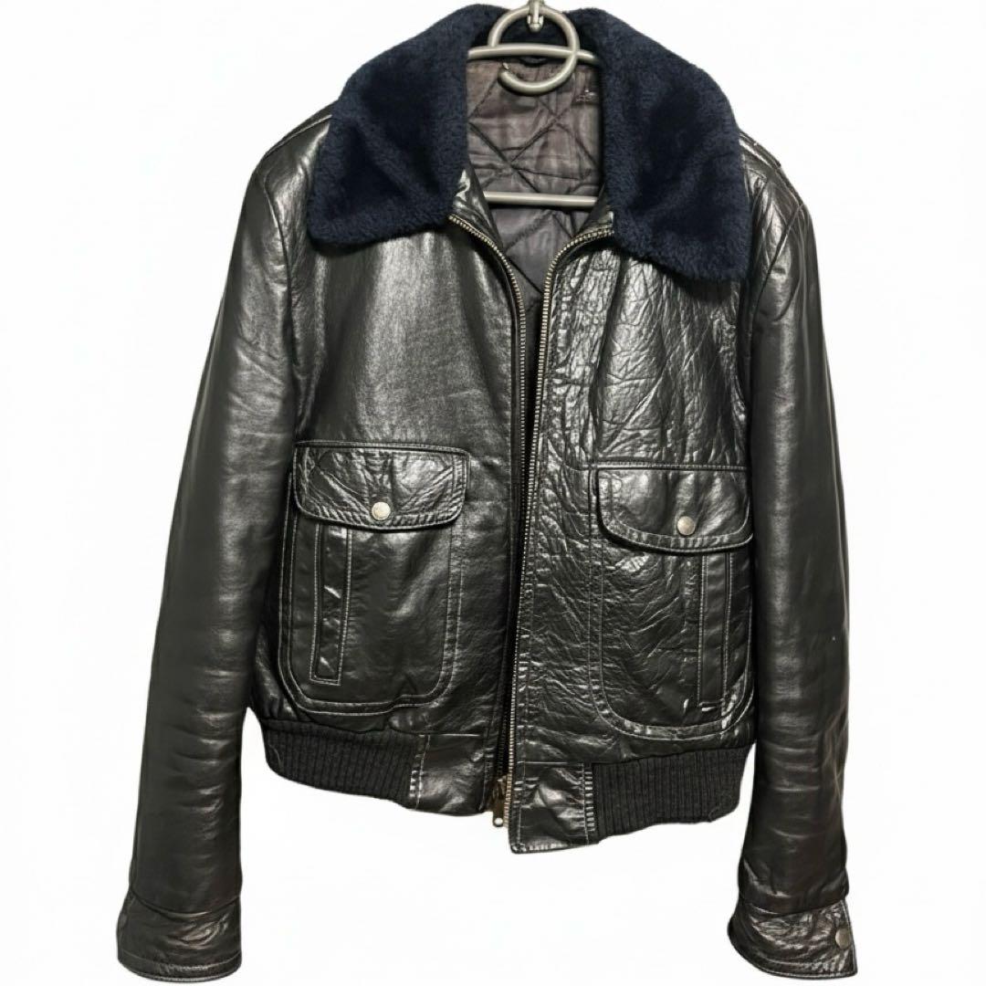 【60s】G-1タイプジャケット ファー付き　短丈　ビンテージ　本革