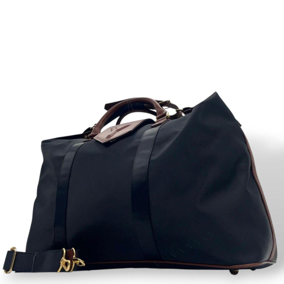 美品　イヴサンローラン　ボストンバッグ　ネイビー　ショルダー　2way　X