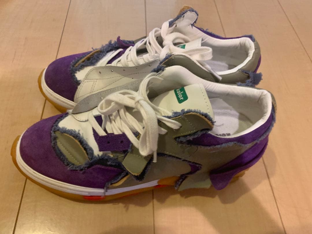 ぱんでぃー kolor 19aw スニーカー　25.5cm