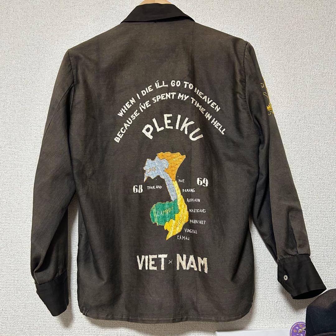 ベトジャン 60s オリジナル ツートン フェード ヴィンテージ スカジャン