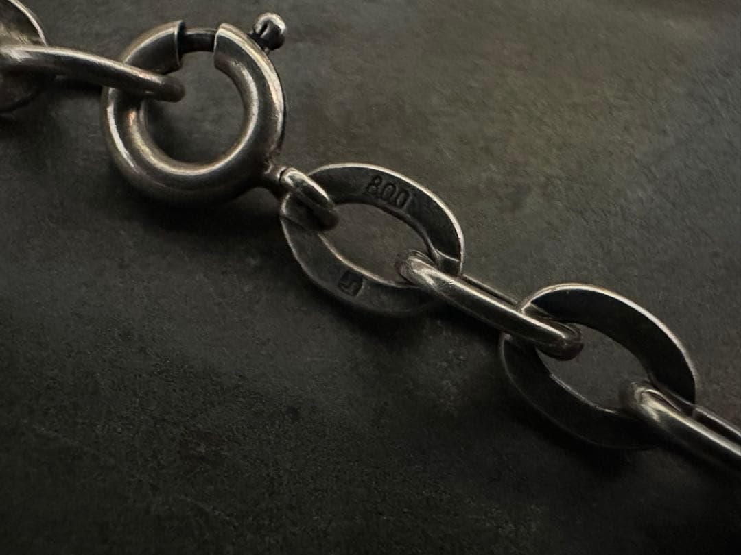 激希少 ヴィンテージ シルバー 800 アンティーク ユーロ ブレスレット