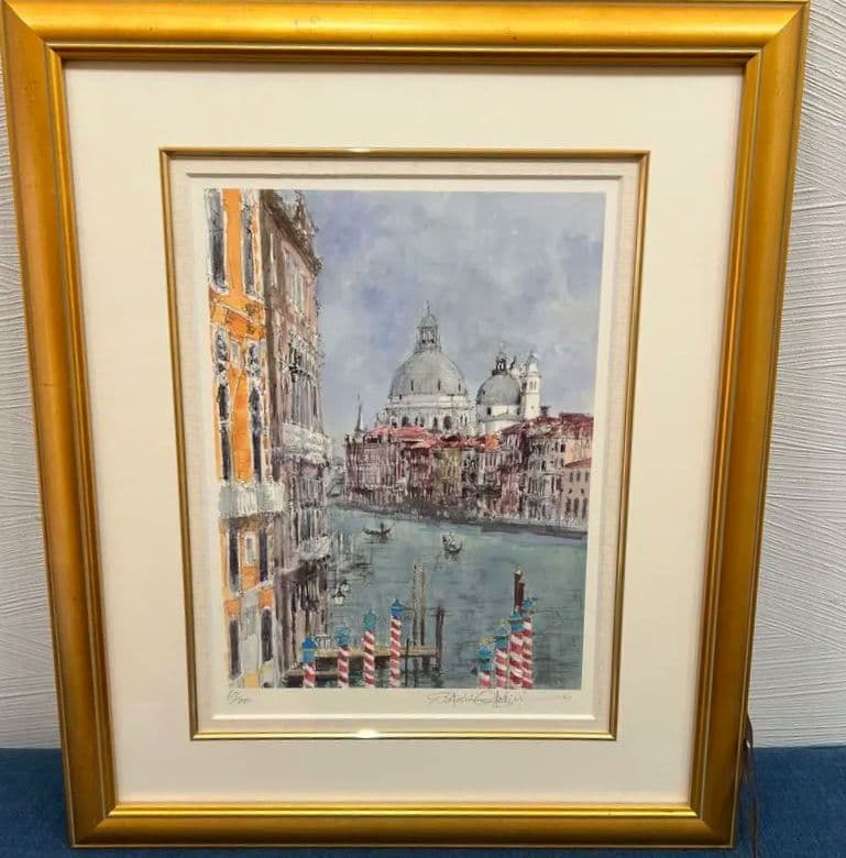 【送料無料】小田切訓 リトグラフ 大運河 大運河 6号 販売・購入【バーバリーアートスペース】価格・値段