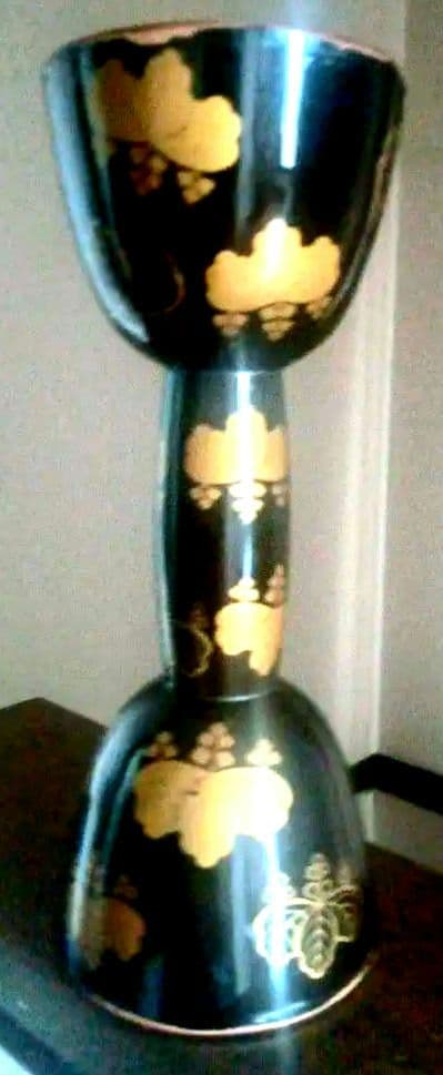 和楽器 小鼓の胴 裏カンナ目(むかでカンナ目)