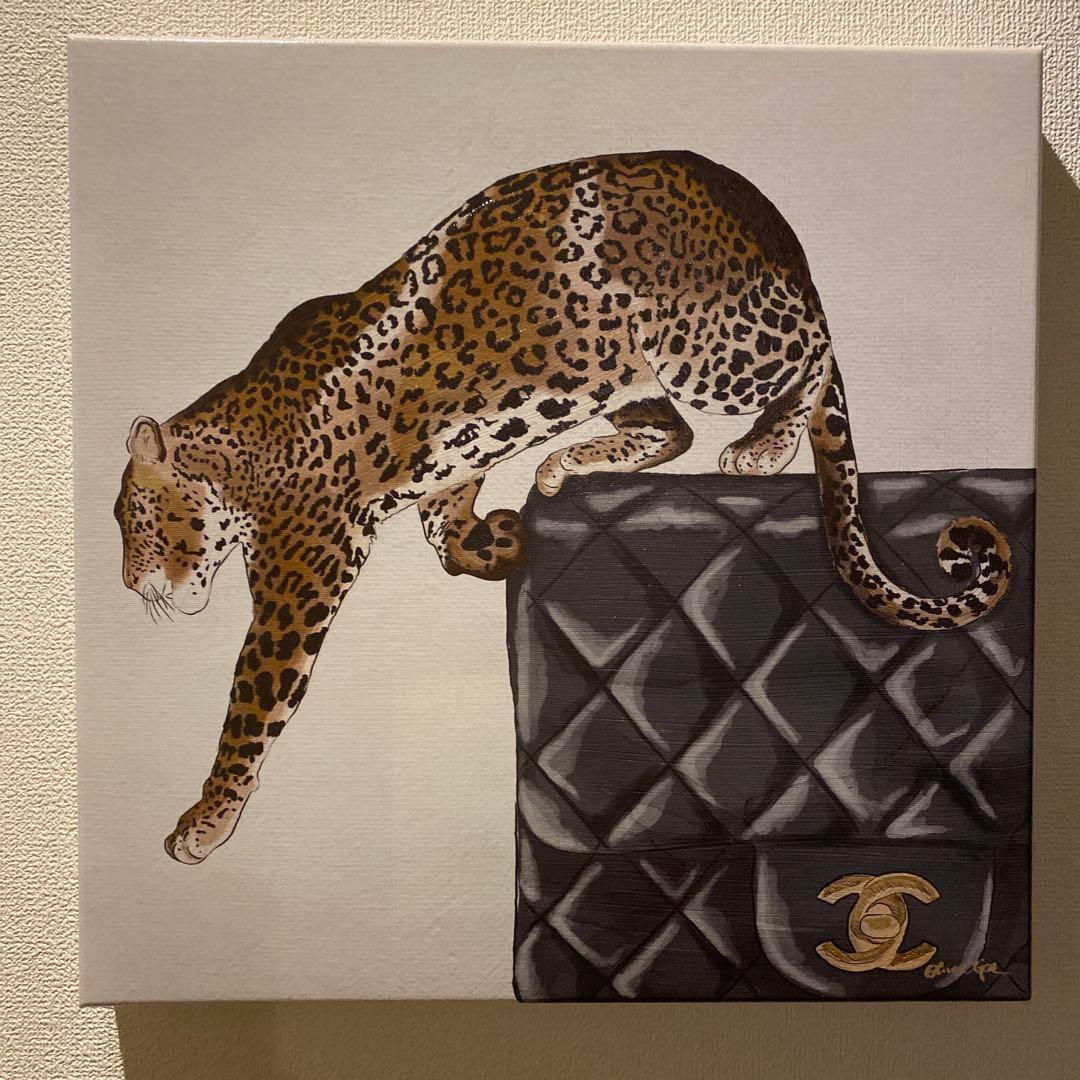 ♡オリバーガル♡豹とシャネルのアート作品