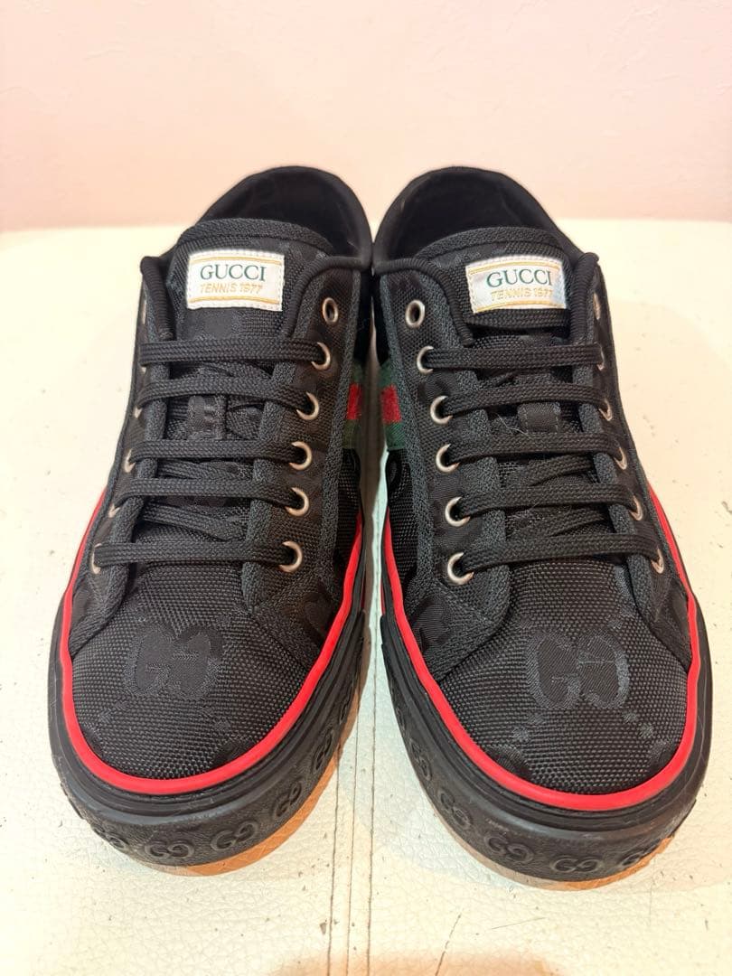 美品 本物格安 GUCCI グッチ メンズ スニーカー GG GUCCI（グッチ） メンズ GG スニーカー【送料無料】【正規品