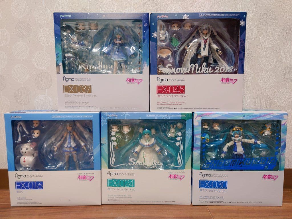雪ミク 初音ミク figma 2014.2015.2016.2017.2018 figma 雪ミク Magical Snow ver.