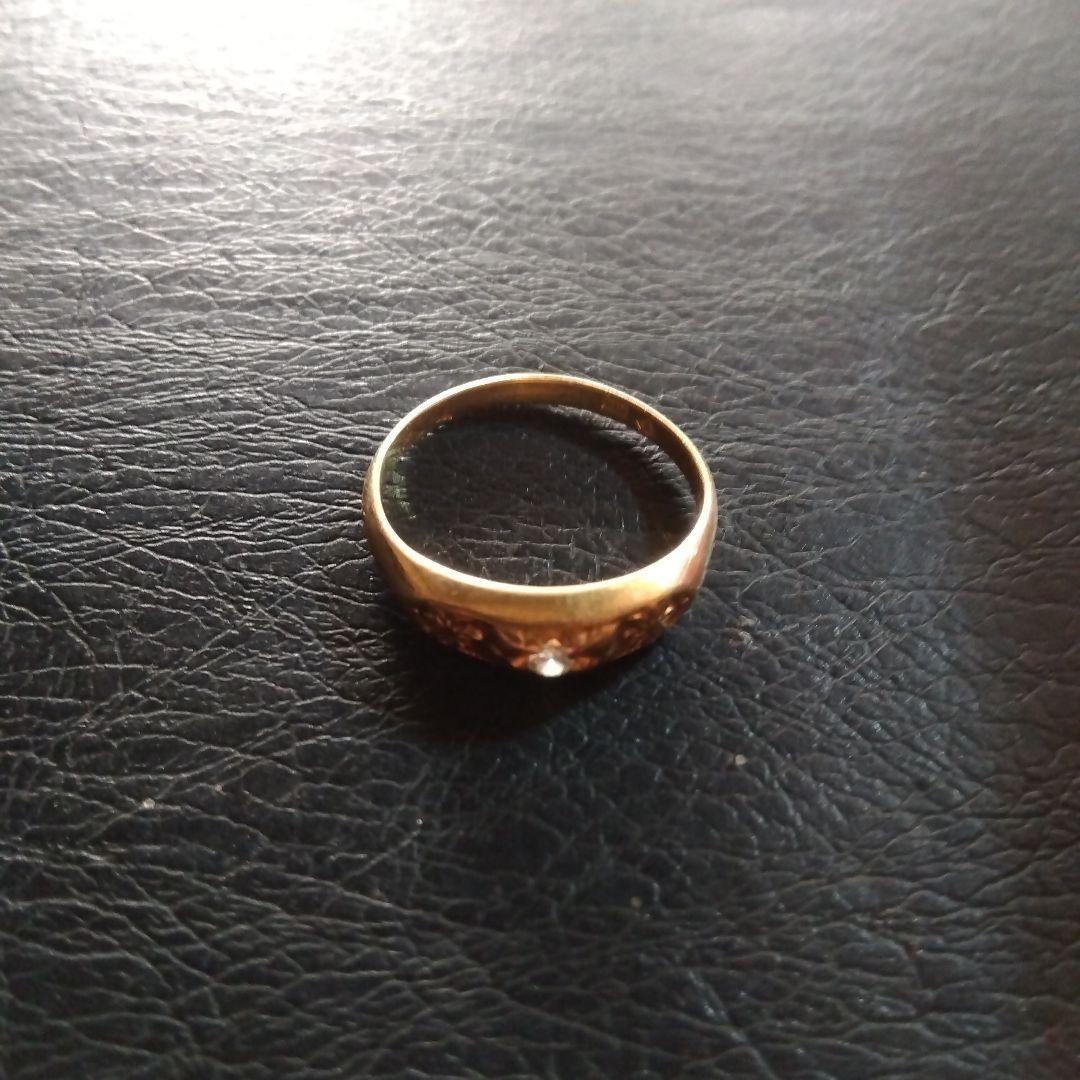 こ*う様 ダイヤモンド付き金の指輪