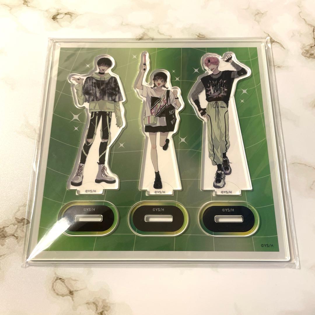 多聞くん今どっち！？ FACE展 アクリルスタンド うたげ&多聞&桜利 多聞くん今どっち!?5巻発売記念イベント”F/ACE to F/ACE” EXHIBITION