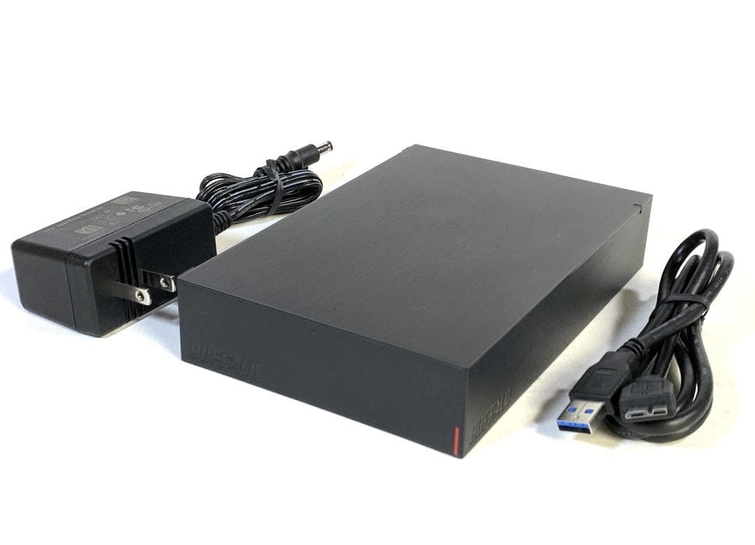 BUFFALO 4.0TB USB3.2 外付けHDD HD-LE4U3 良品