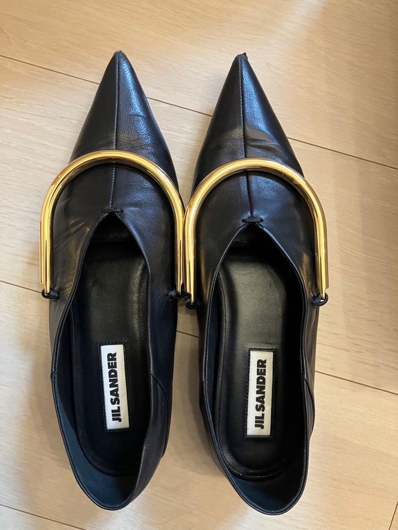 【moca】JIL SANDER ポインテッドトゥバレエシューズ