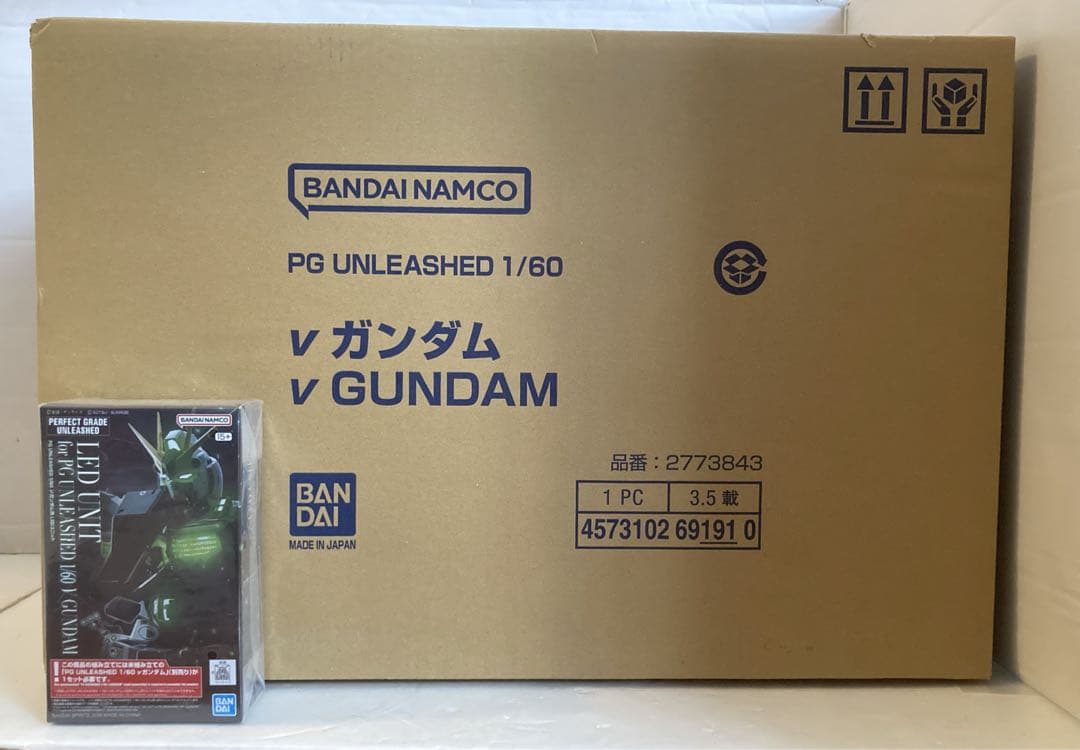 本日発送　pg unleashed 1/60 νガンダム +ledユニットセット