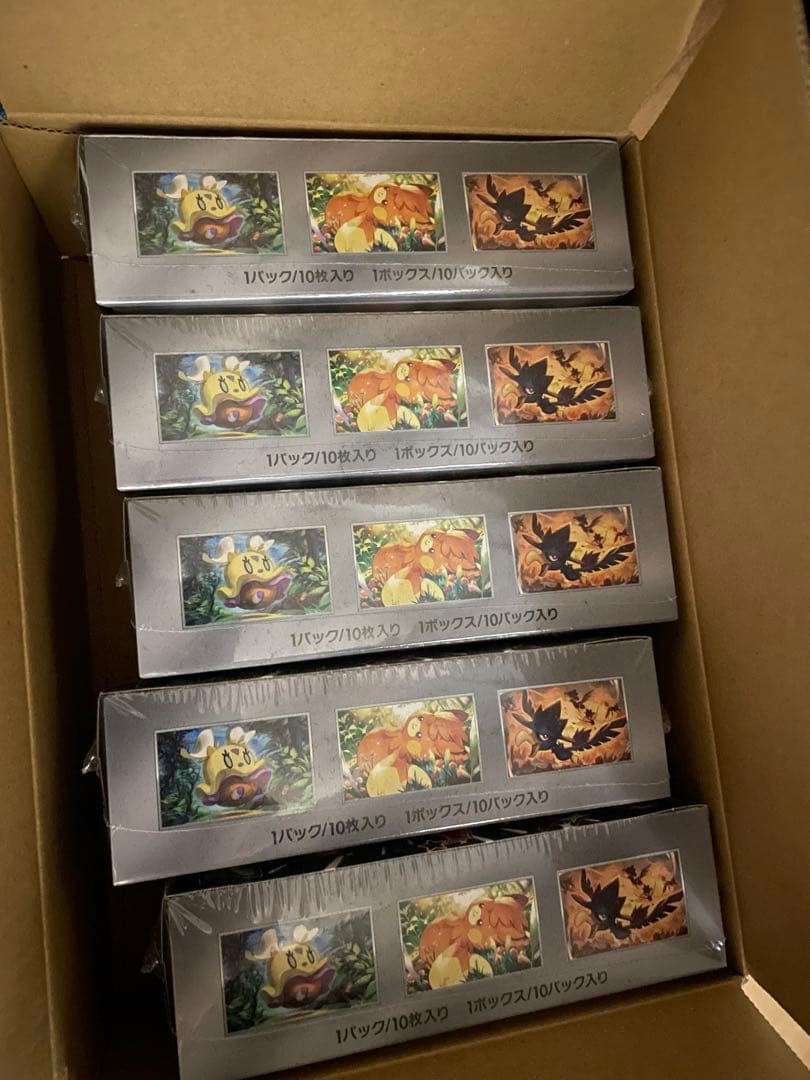 ポケモンカード シャイニートレジャーex シュリンク付 5BOX 新品・未開封・シュリンク付き BOX』ポケモンカードゲーム ハイクラス