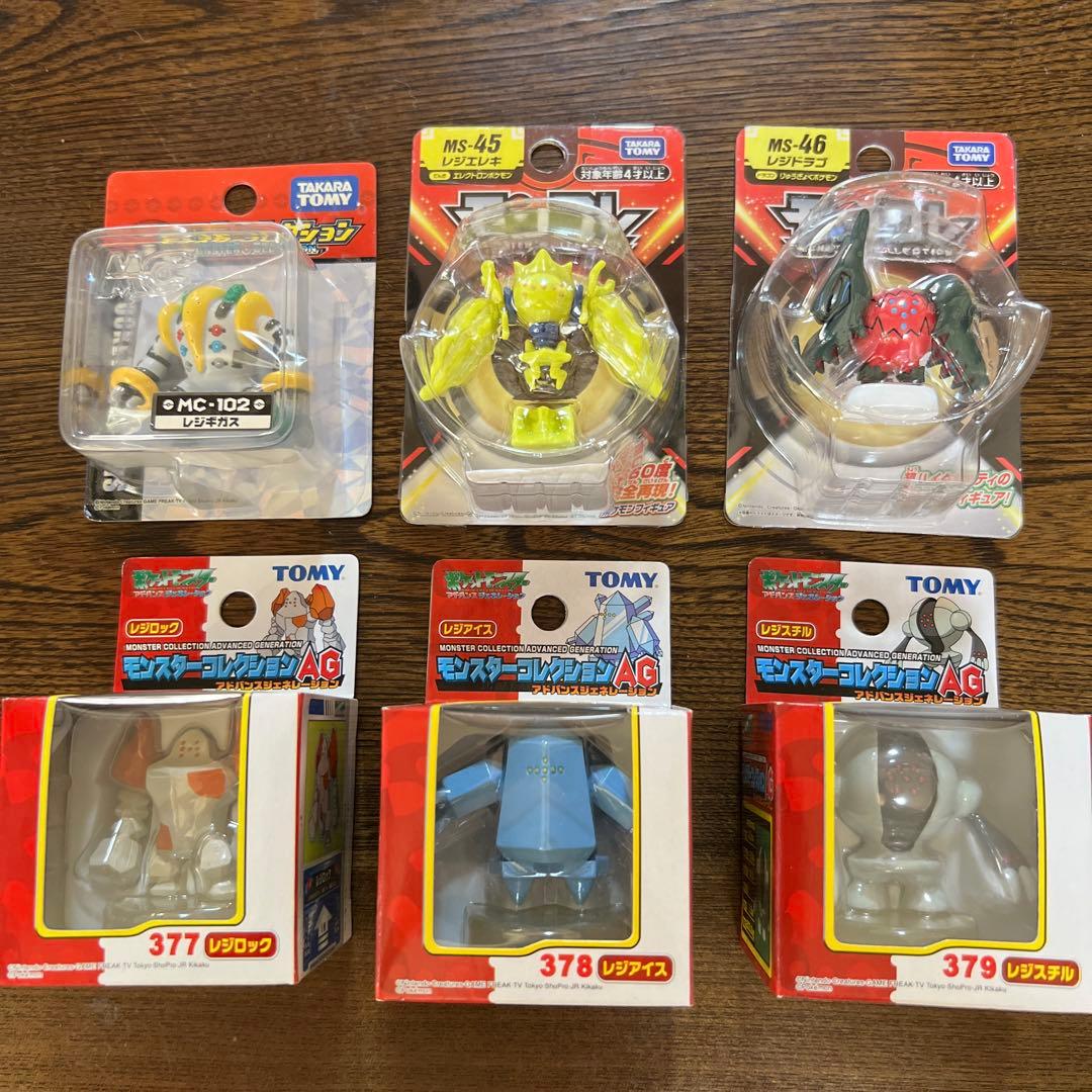 ポケモン　TOMY モンコレ　モンスターコレクション　レジ系　6種 ポケモン モンコレ TOMY モンスターコレクション レジ系 6種 ポケモン