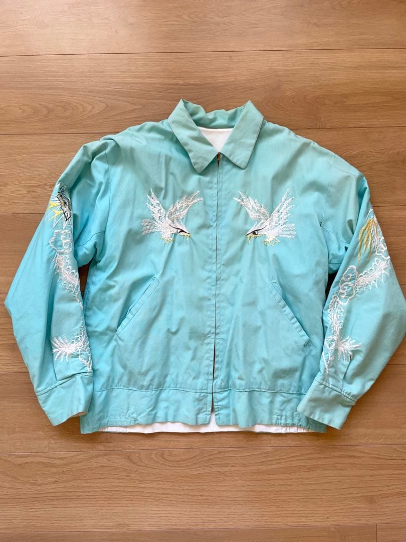 【希少】50-60s Reversible Souvenir Jacket ブルゾン REVERSIBLE SOUVENIR JACKET