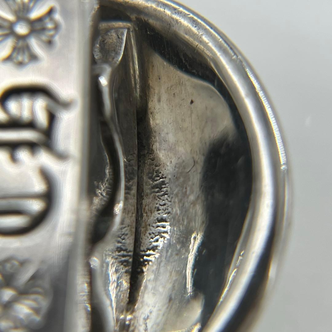 クロムハーツ CHROME HEARTSクロスボール ヘアゴム コンチョ SV