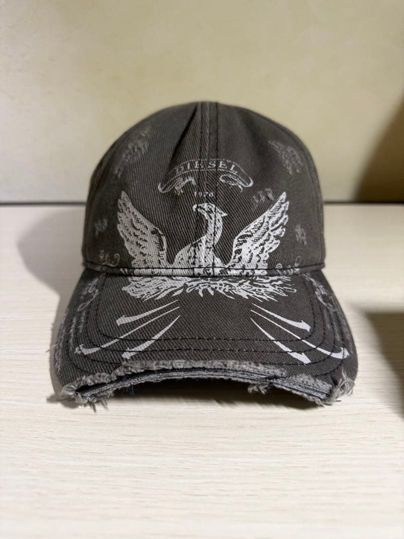 DIESEL ベースボールキャップ C-FENIX C-FENIX ベースボールキャップ｜ブラック｜メンズ｜DIESEL